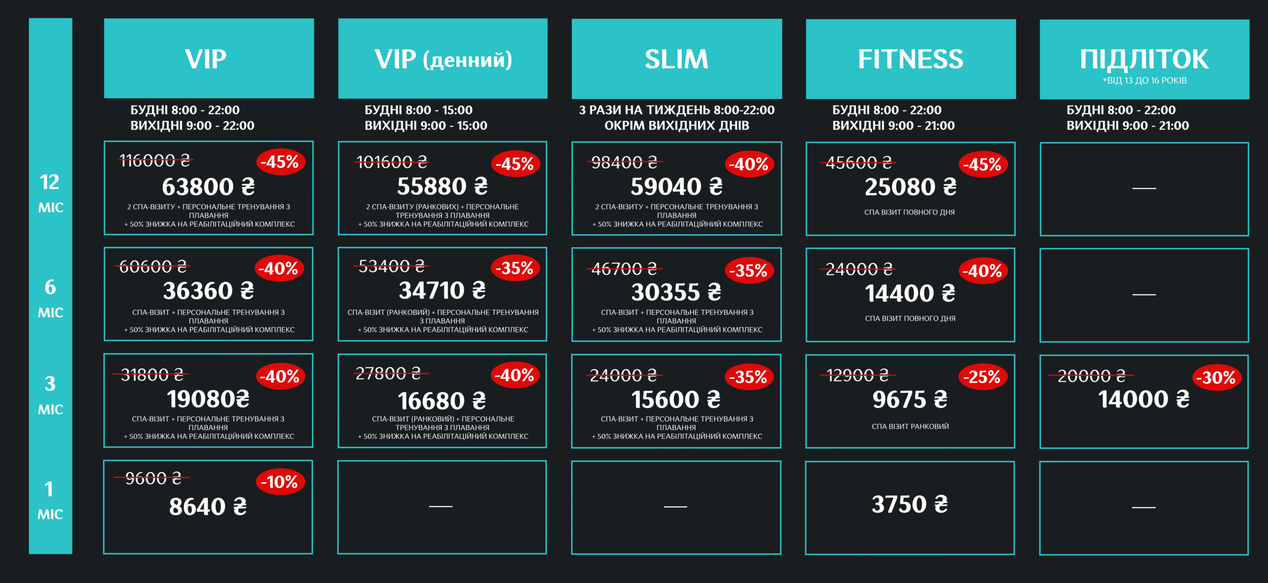 КЛУБНЫЕ КАРТЫ Ark Spa КЛУБНЫЕ КАРТЫ